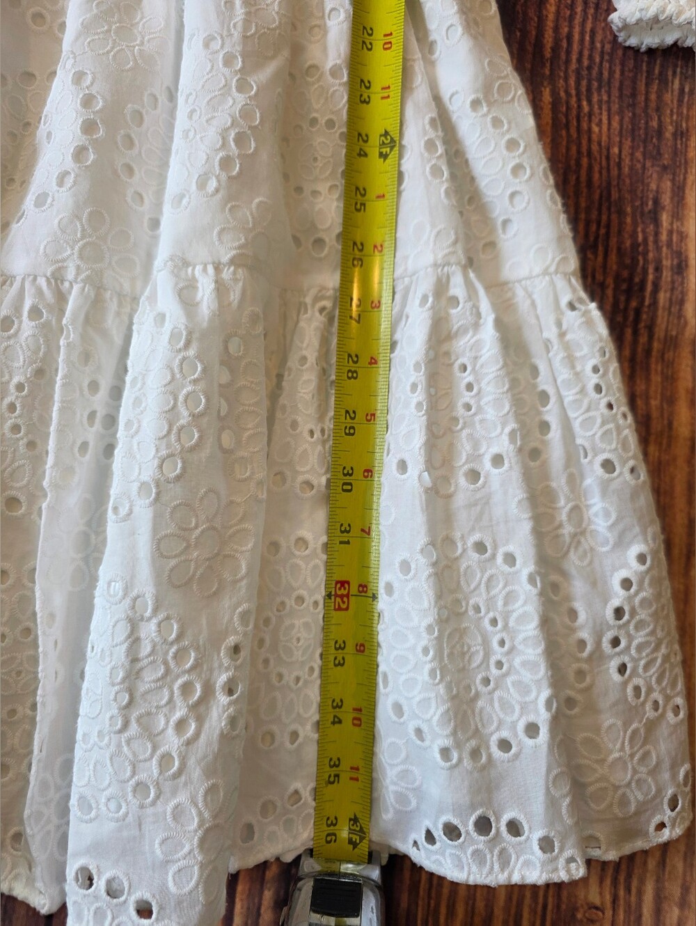 Lilly Pulitzer Size 10 White Eyelet Dress Cotton Lined Wedding Party Event - Picture 12 of 13